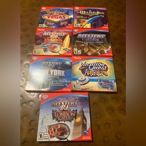 Popcap PC Game Lot of 7 games Mystery PI London Vacation Quest Australia Vegas